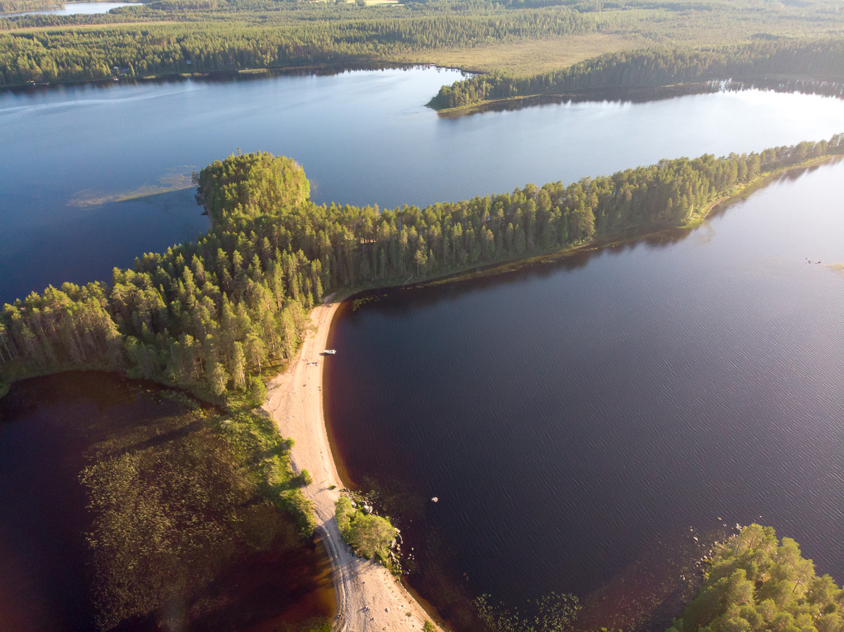Lentuankoski talvipakkasella