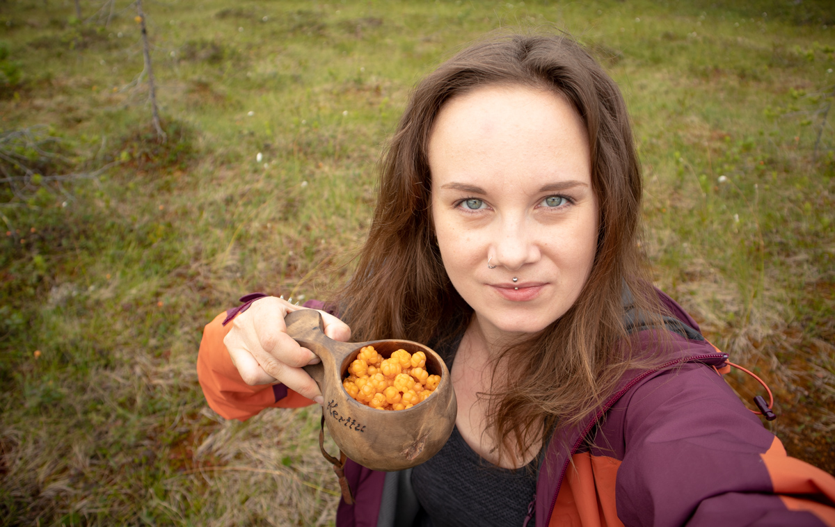 Kerttu Komulainen Kainuun luonnossa — Koe Kainuu Adventuresin perustaja.