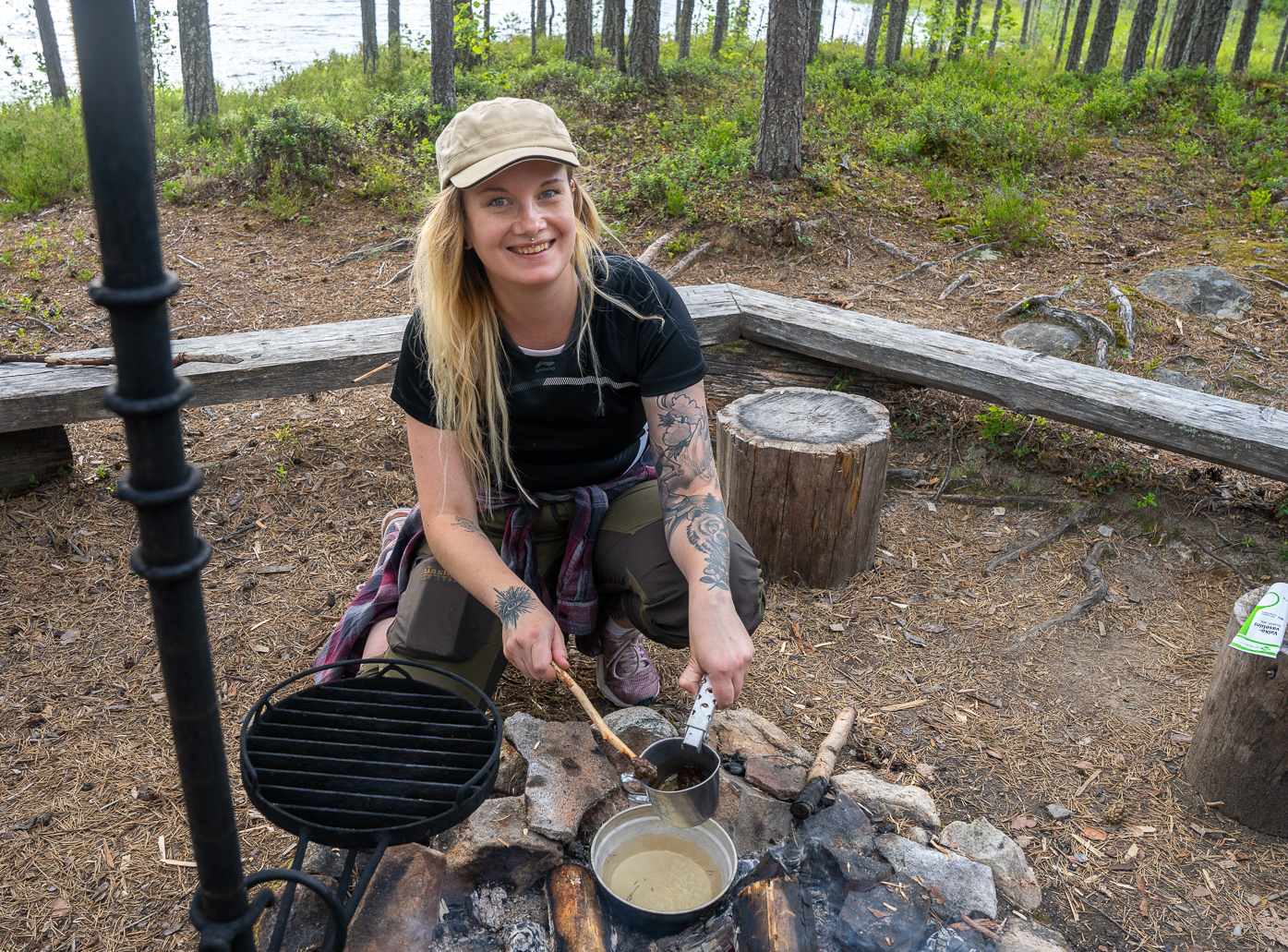 Lentuankoski talvipakkasella