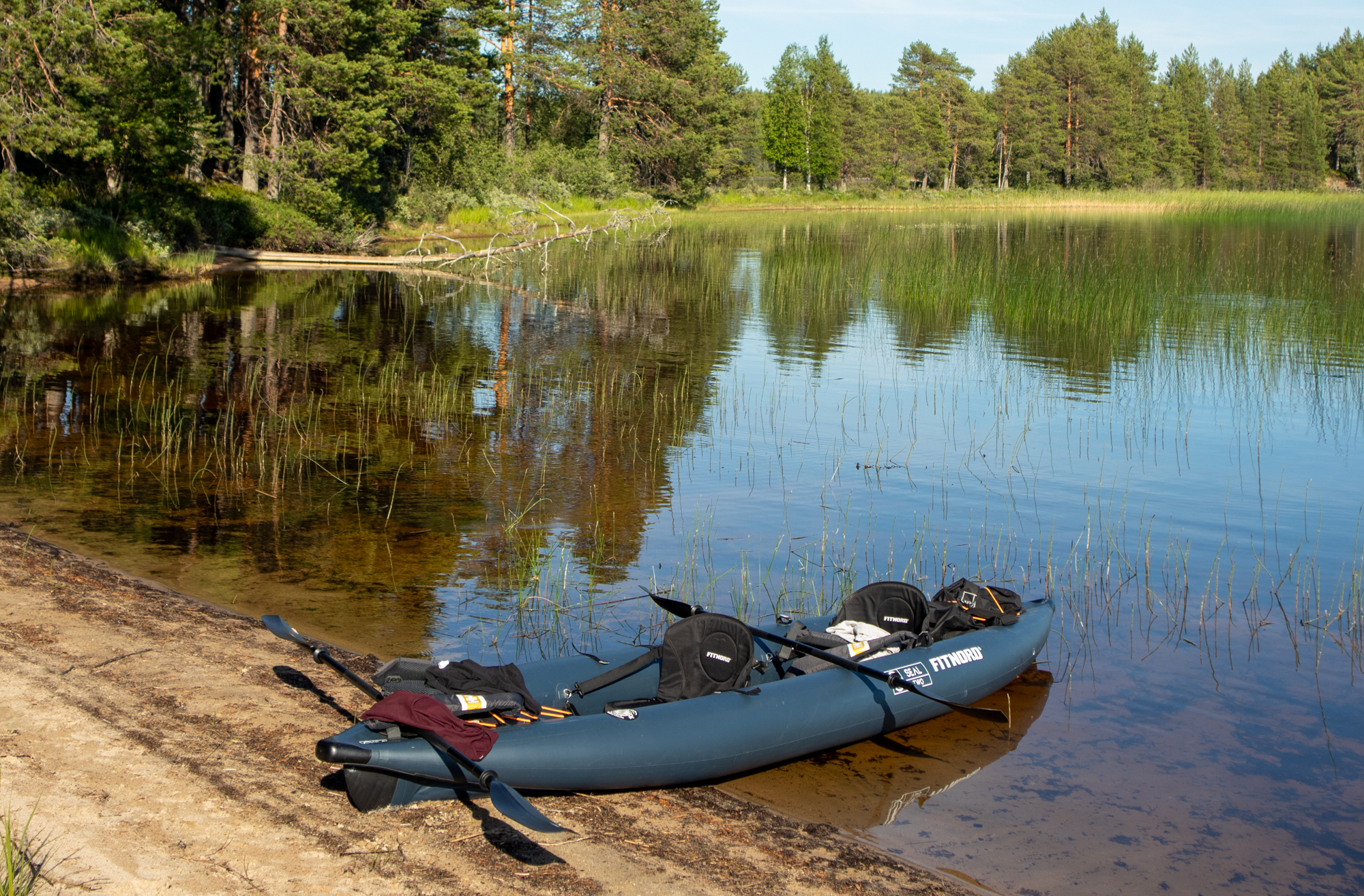 Lentuankoski talvipakkasella